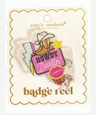 Simply Southern Badge Reel Howdy