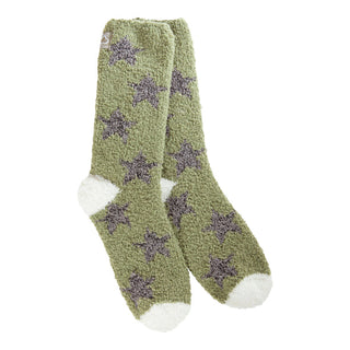 World’s Softest Socks Black Star Crew