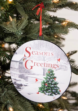 Season’s Greetings Cardinal Ornament