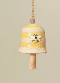 Ceramic Bee Bell Small