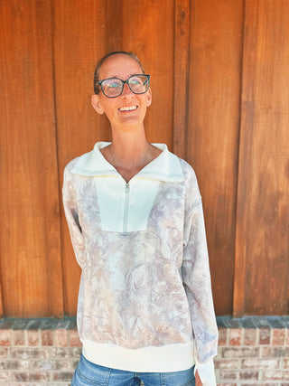Top Notch Scuba Quarterzip  Pullover Camo