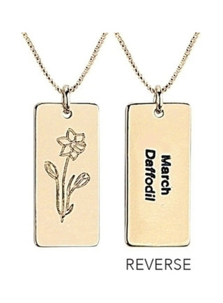 Alexa’s Angels Birth Flower Necklace March