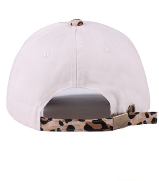 Zenana Just A Girl Who Loves Jesus Canvas Cap Leopard