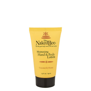 The Naked Bee Moisturizing Hand & Body Lotion Coconut & Honey 1.5oz