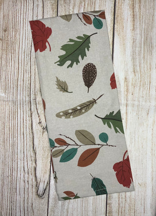 Leaf & Feather Dishtowel