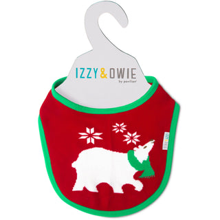 Izzy & Owie Christmas Polar Bear Bib