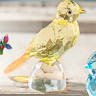 Acrylic Bird on a Rock