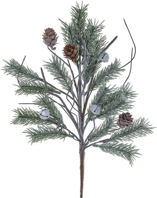 Flocked Pine Bell Pick,15”