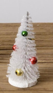 White Bottle Brush Tree Small