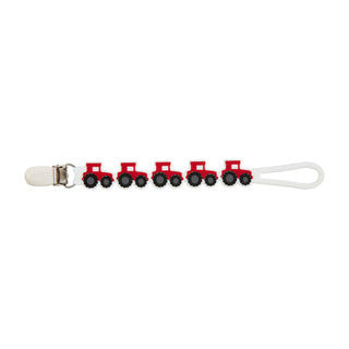 Mudpie Silicone Pacy Strap Red Tractor