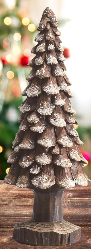 Resin Snowy Tree Large
