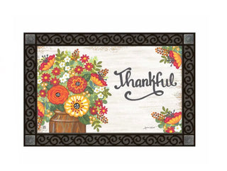 Rustic Fall Flowers MatMate