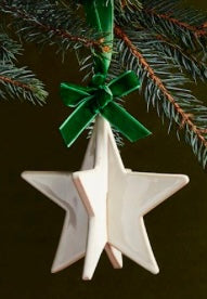 Mudpie Star Ceramic Ornament