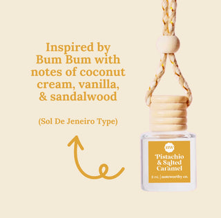 Noteworthy Co. Car Diffuser Pistachio & Salted Caramel