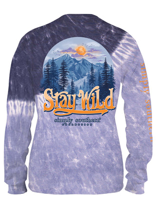 Simply Southern Long Sleeve Stay Wild Glacier