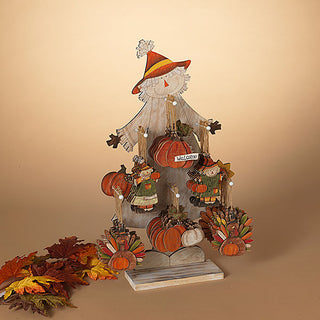 Wood Harvest Ornament, 5.2”H