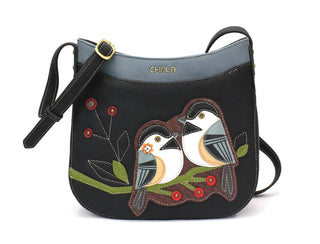 Chala Crescent Crossbody Chickadee Black 816