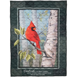 Cardinal’s Visit Quilt