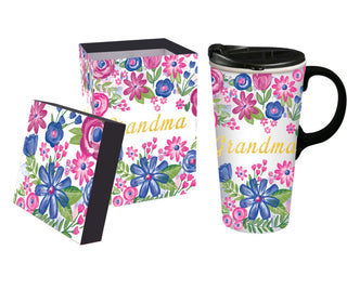 Grandma Ceramic Travel Mug w/Box