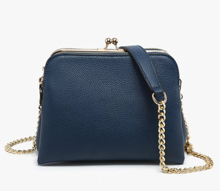 Jen & Co Kiva Snap Pouch Crossbody Navy M2590