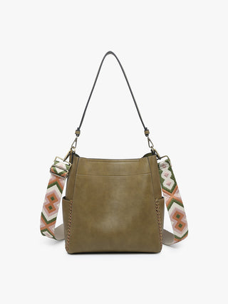 Jen & Co Penny Bucket Bag Olive M2070