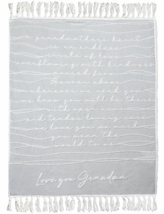 Pavilion Love You Grandma Inspirational Blanket