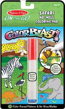 Melissa & Doug Safari On-the-Go ColorBlast Coloring Pad