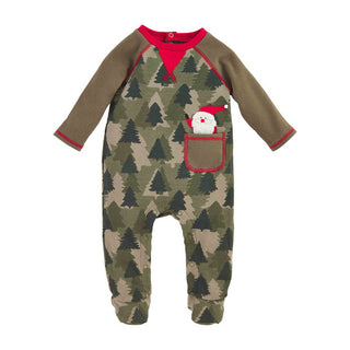 Mudpie Tree Camo Raglan Sleeper