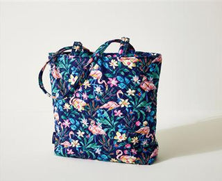 Vera Bradley Tote Bag Flamingo Garden