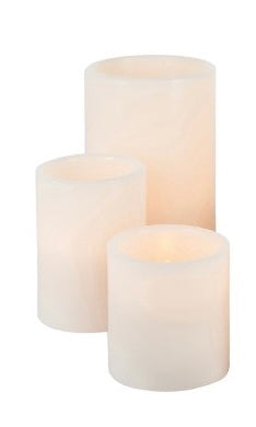 LED Wax Pillar Candle