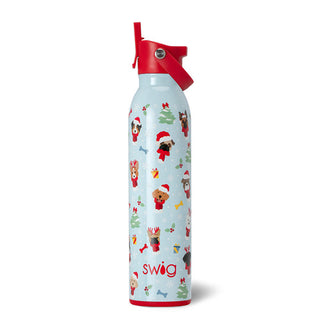 Swig Santa Paws Flip & Sip Water Bottle 20oz.
