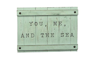 You, Me, & the Sea Wall Plaque