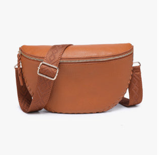 Jen & Co Janae Whipstitch Crossbody Saddle M2684