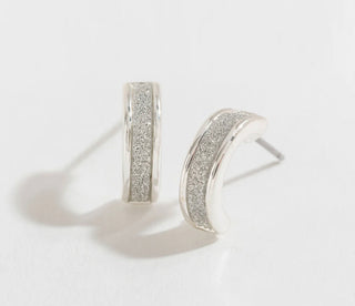 Howard's Ear Sense Flitter Hoop Earrings