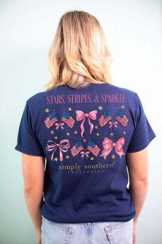 Simply Southern Stars Navy T-Shirt