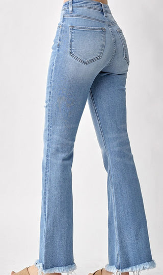 Risen HR Vintage Frayed Hem Flare 1277