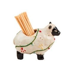 Mudpie Farm Animal Toothpick Holder Sheep