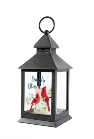 Simply Blessed Cardinal Lantern