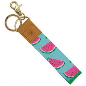 Simply Southern Leather Brass Key Chain