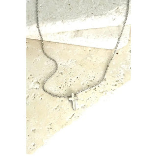 Josslyn Classic Mini Cross Necklace