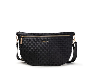 Kedzie Terrace Woven Crossbody Black