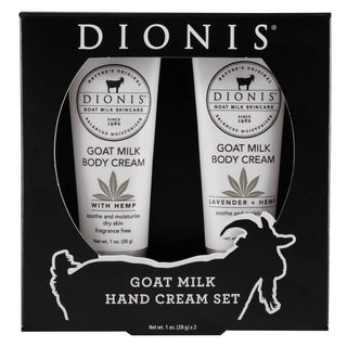 Dionis Goat Milk Hand Cream Duo Hemp