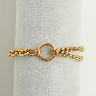 Howard's Narelle Waterproof Multi Chain Bracelet Gold