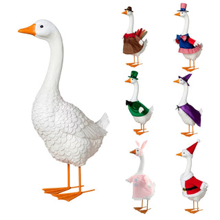 Porch Goose with Six Changeable Outfits