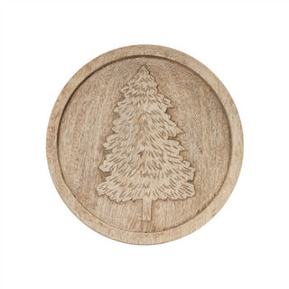 Wood Christmas Trivet