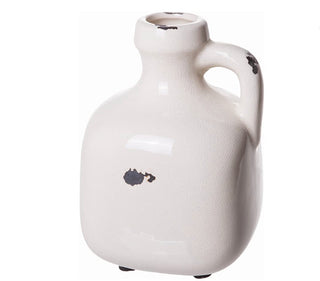Rustic White Stoneware Jug