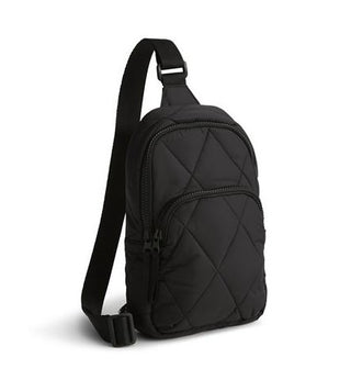 Vera Bradley Nylon Lorman Sling Backpack Moonless Night