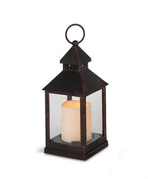 Brushed Black LED Lantern