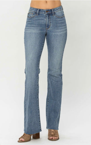 Judy Blue Raw Hem Bootcut 88604