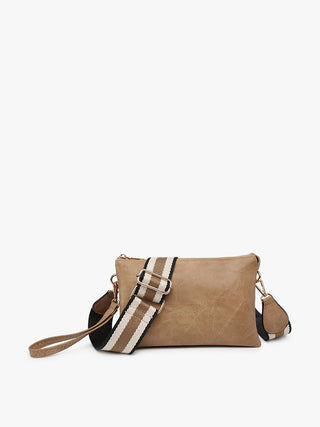 Jen & Co Izzy Crossbody Taupe M2056